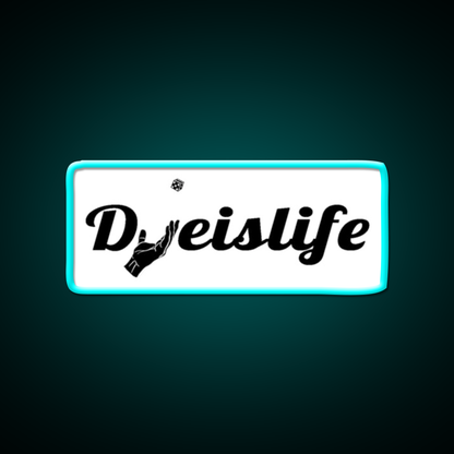 Dye Is Life Beer Bar Decor Led Neon Sign Rgb Color - Size and dimension reference