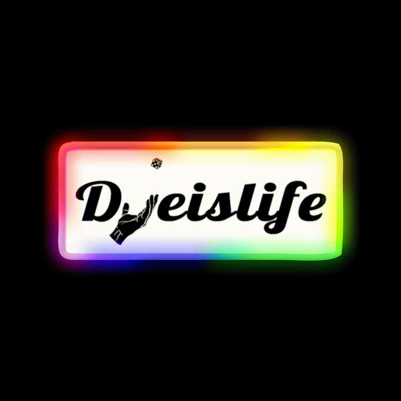 Dye Is Life Beer Bar Decor Led Neon Sign Rgb Color - LED neon sign close-up detail
