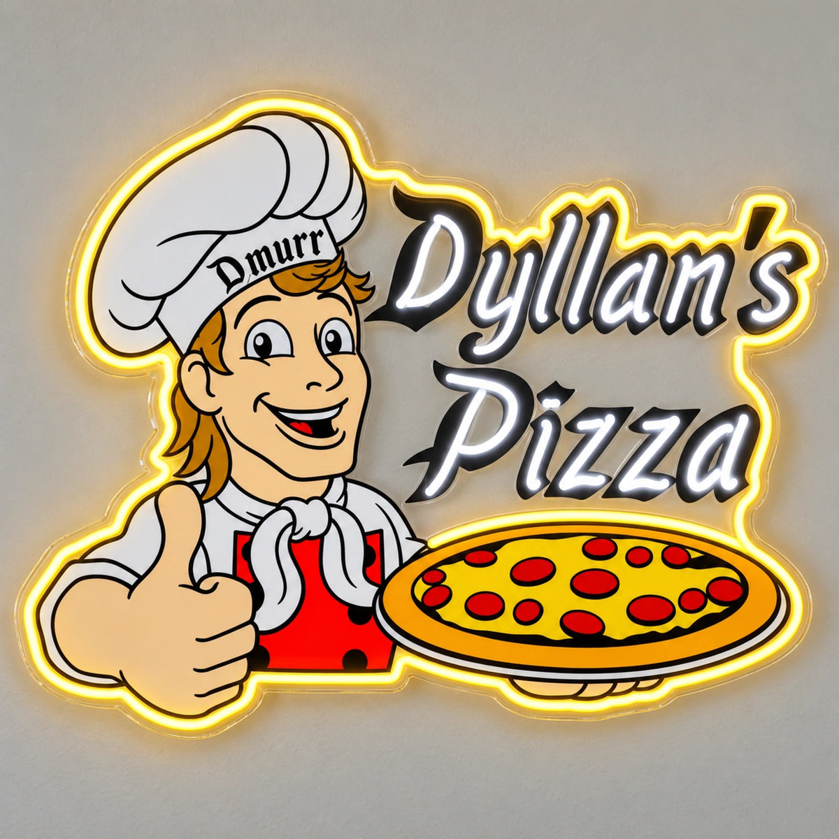 Dyllan'S Pizza Custom LED Neon Sign | ebcc13633083b59923980fb19ef45cce089d10723f578ab4fc0b70eeb62f12aa | effect