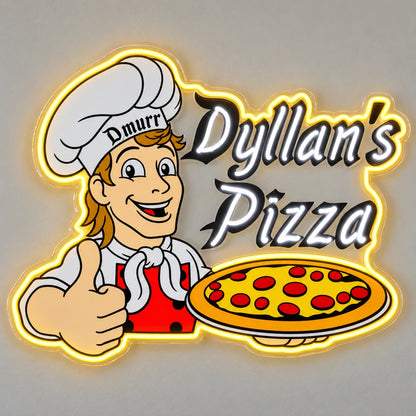 Dyllan'S Pizza Custom LED Neon Sign | ebcc13633083b59923980fb19ef45cce089d10723f578ab4fc0b70eeb62f12aa | effect