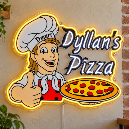 Dyllan'S Pizza Custom LED Neon Sign | 648a000d98f65ebfaff4ff82a0356a87523f5225b97eb00fda60db6d95b7d5c9 | natural_light