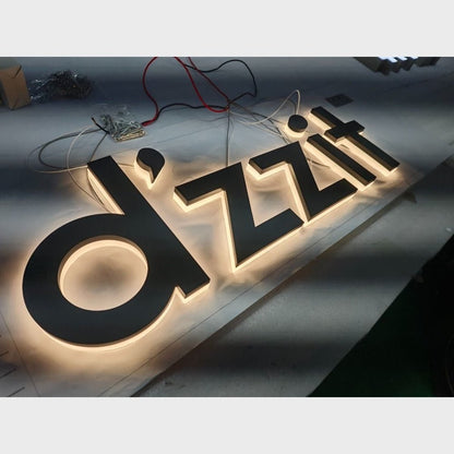 Dzzit 3D Backlit Channel Letters Led Light Sign - Shineneon