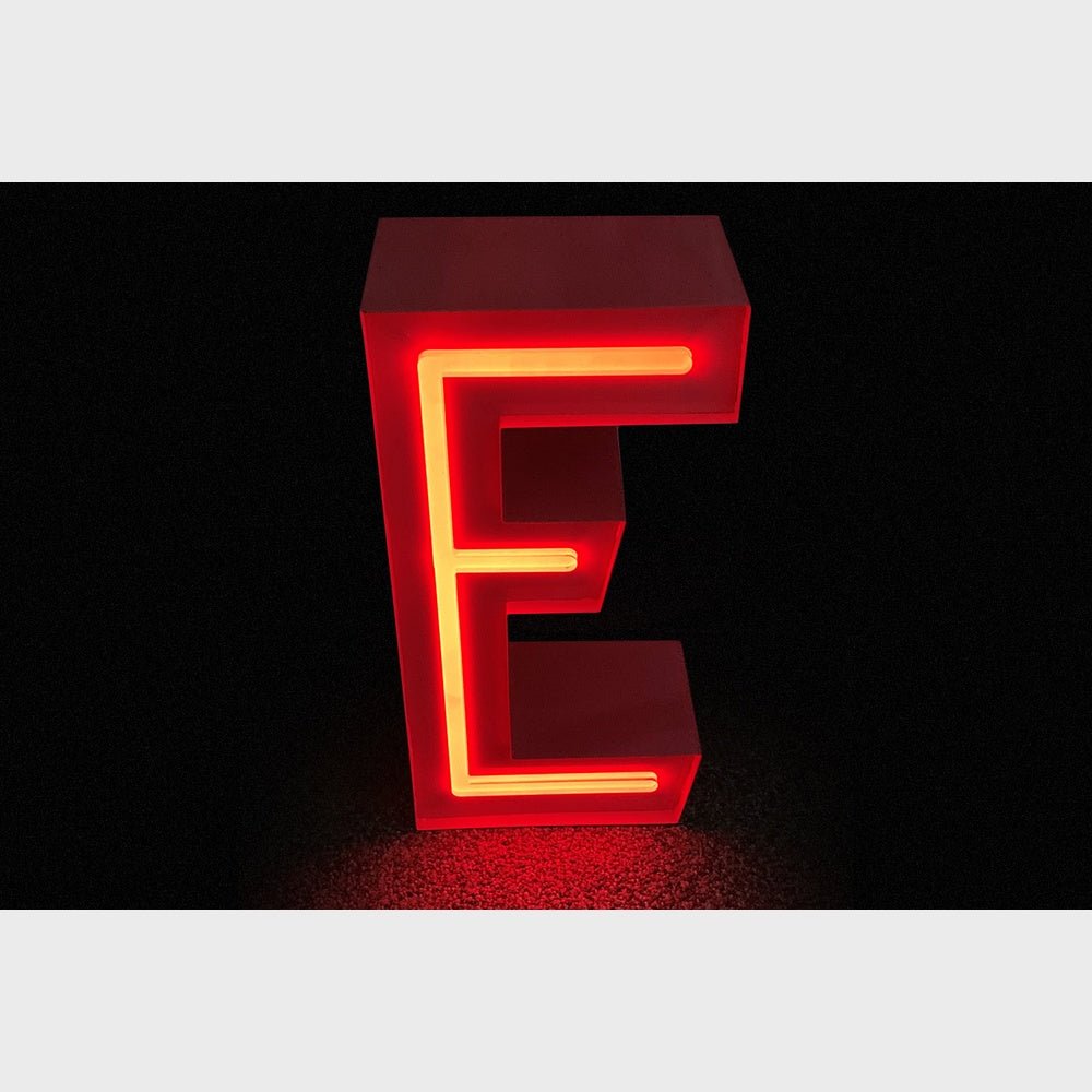 E 3D Frontlit And Backlit Channel Letter Led Light Sign - Shineneon