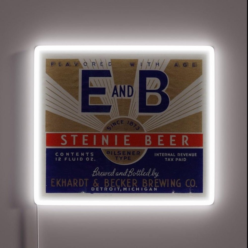 E And B Steinie Beer Rgb Led Neon Sign - Shineneon
