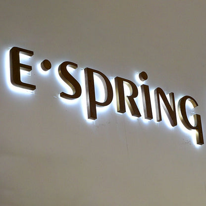 E Spring 3D Backlit Channel Letters Led Light Sign - Shineneon