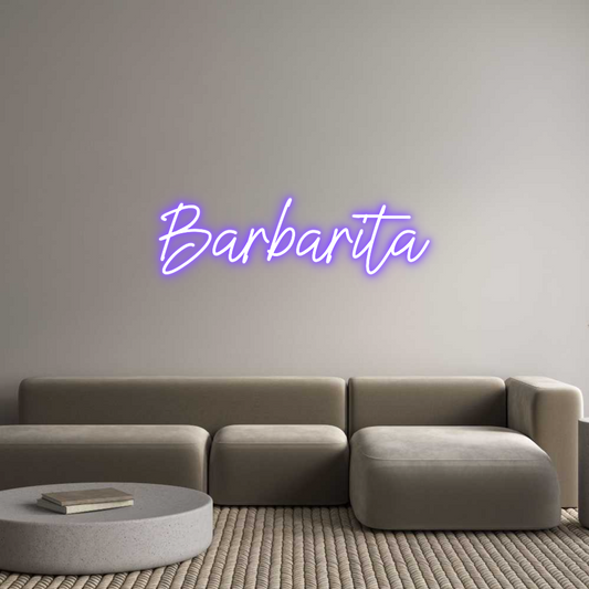 Custom Neon: Barbarita