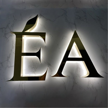 Ea 3D Backlit Channel Letters Led Light Sign - Shineneon