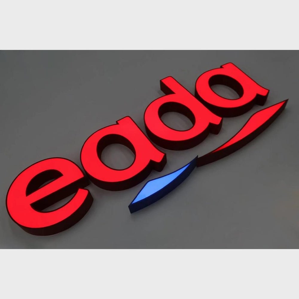 Eada 3D Frontlit Channel Letters Led Light Sign - Shineneon