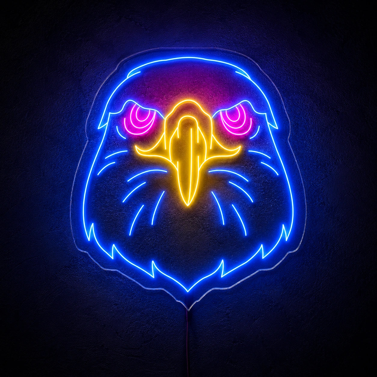 Eagle Head Crest Neon Sign LED Neon Sign high-converting product image