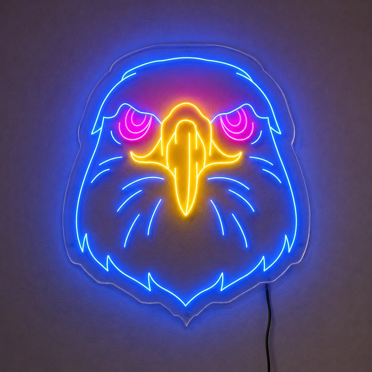 Eagle Head Crest Neon Sign LED Neon Sign main product image