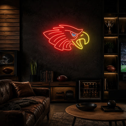 Eagle Head LED Neon Sign real lifestyle scene