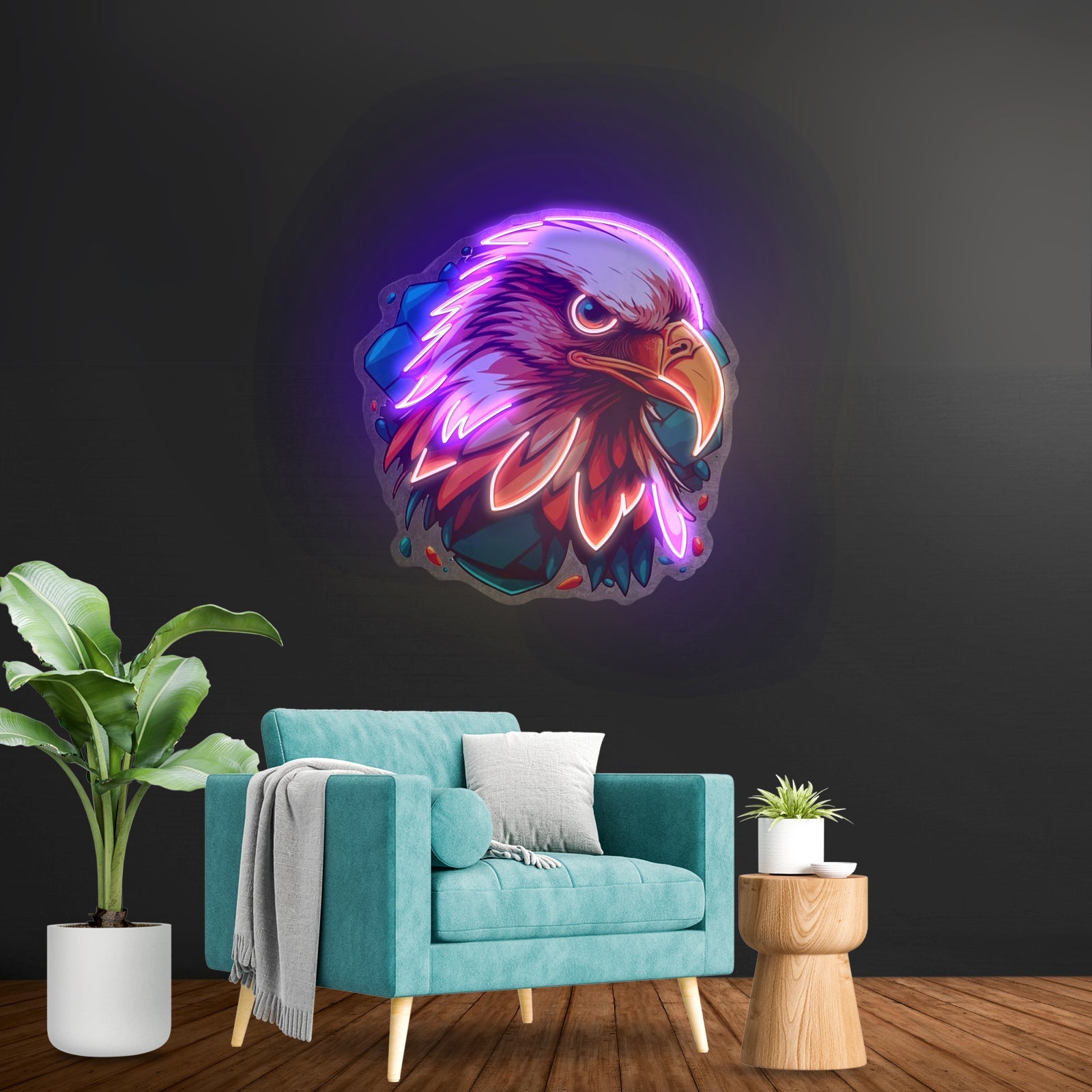 Eagle Head Led Neon Sign Light Custom Led Signs - Shineneon