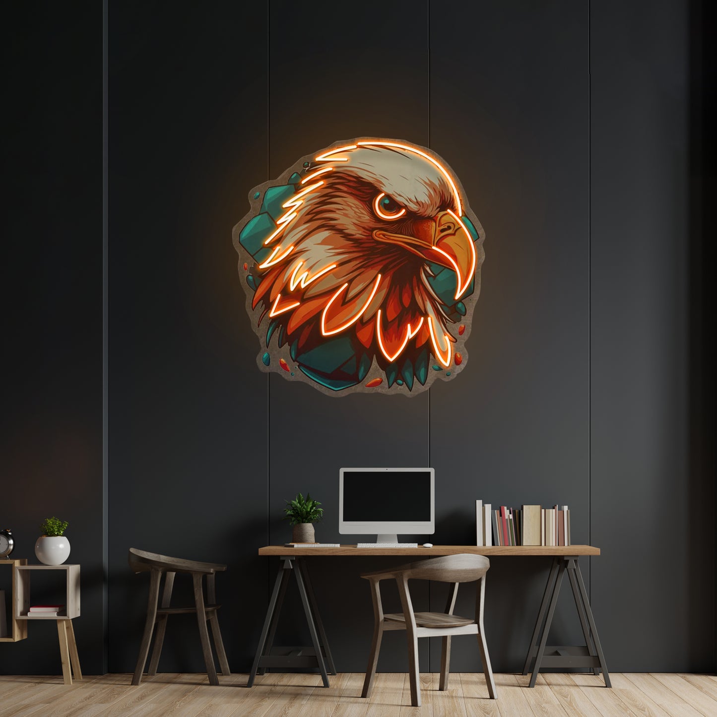 Eagle Head Led Neon Sign Light Custom Led Signs