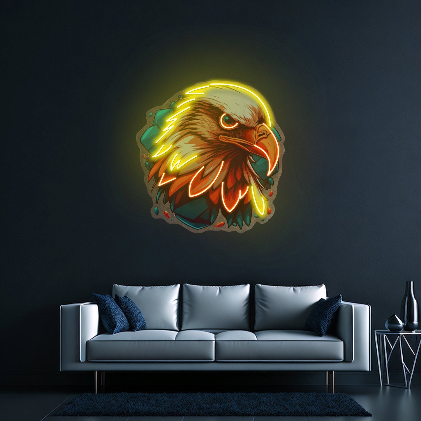 Eagle Head Led Neon Sign Light Custom Led Signs