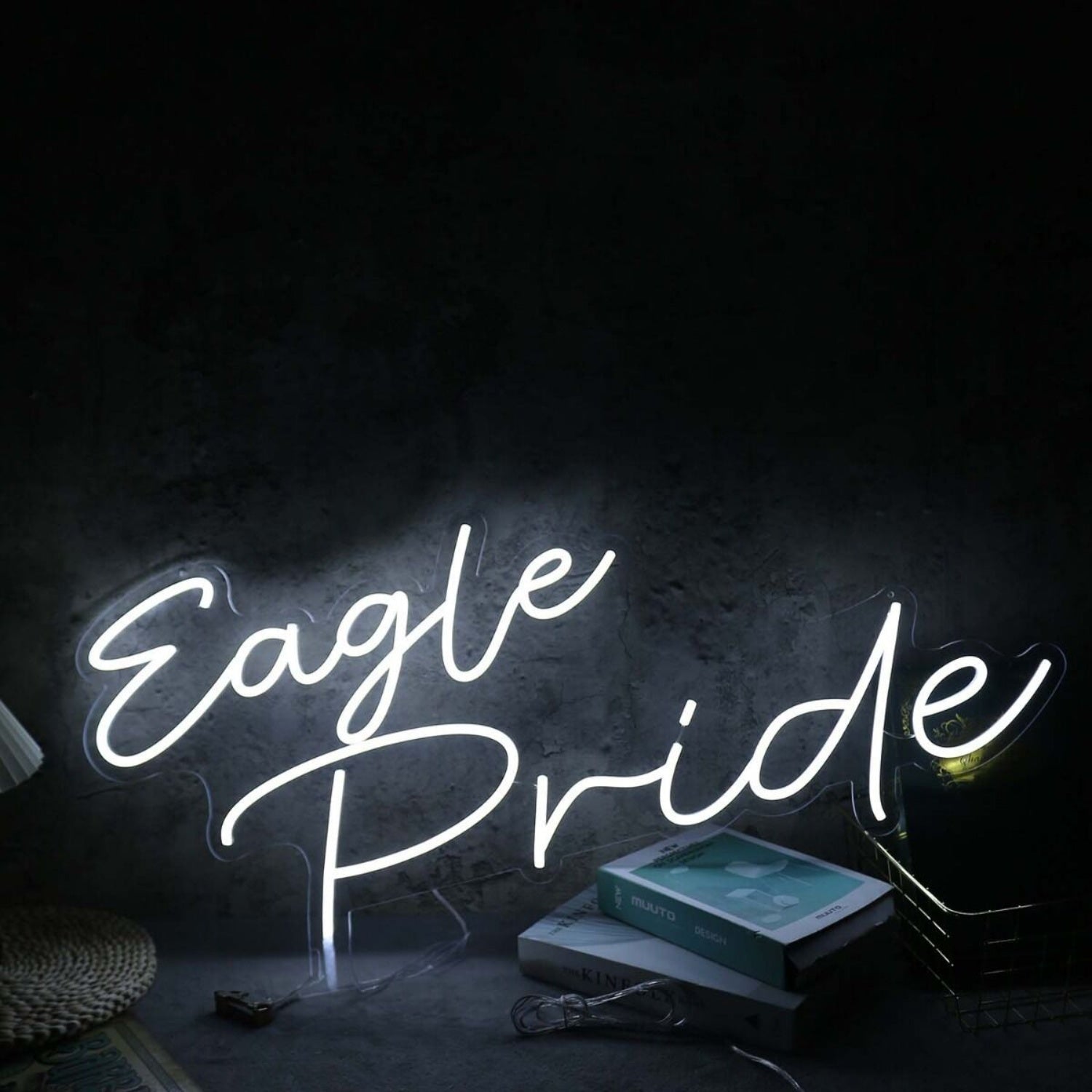 Eagle Pride White Led Neon Sign - Shineneon