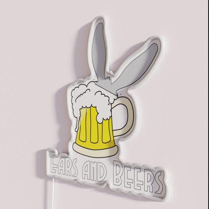 Ears And Beers Rgb Led Neon Sign - Shineneon