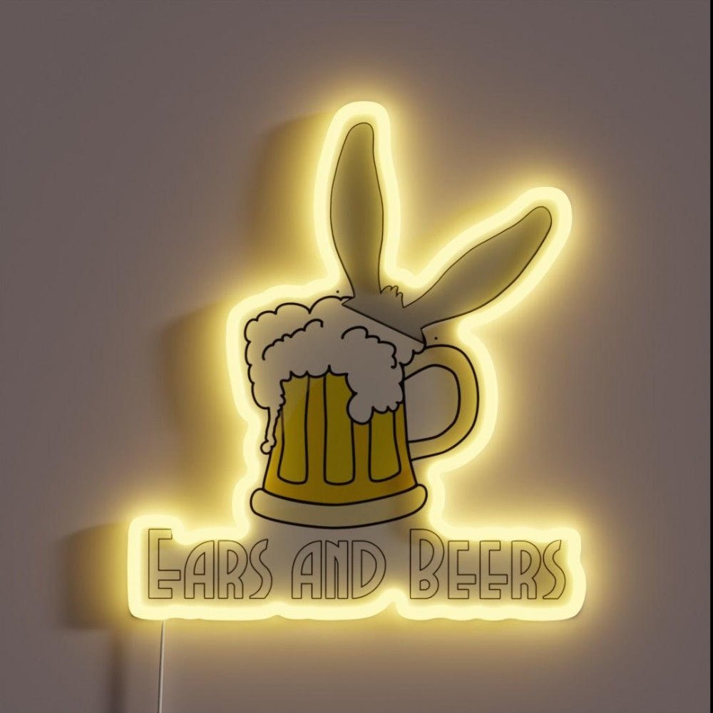 Ears And Beers Rgb Led Neon Sign - Shineneon