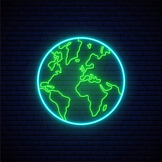 Earth Led Sign Business Neon Sign