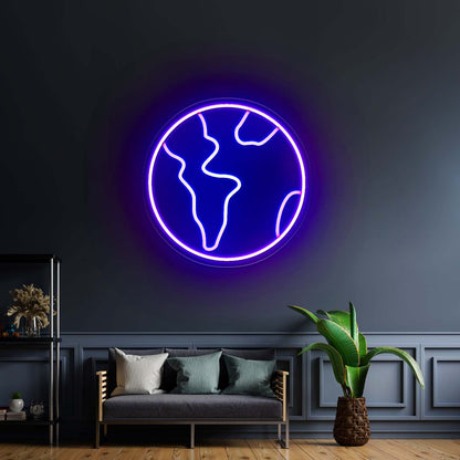 Earth Neon Light For Home Decor - Shineneon