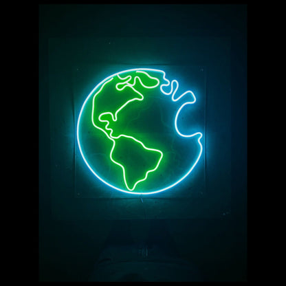 Earth Planet Led Neon Sign - Shineneon