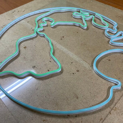 Earth Planet Led Neon Sign - Shineneon