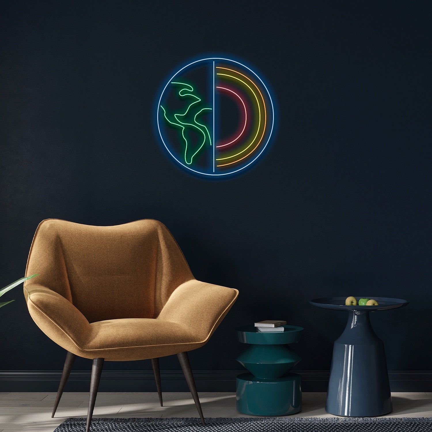 Earths Anatomy Custom Led Neon Signs Wall Art | Shineneon