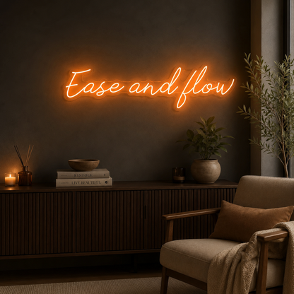 Ease And Flow LED Neon Sign - 03 Real Lifestyle Scene