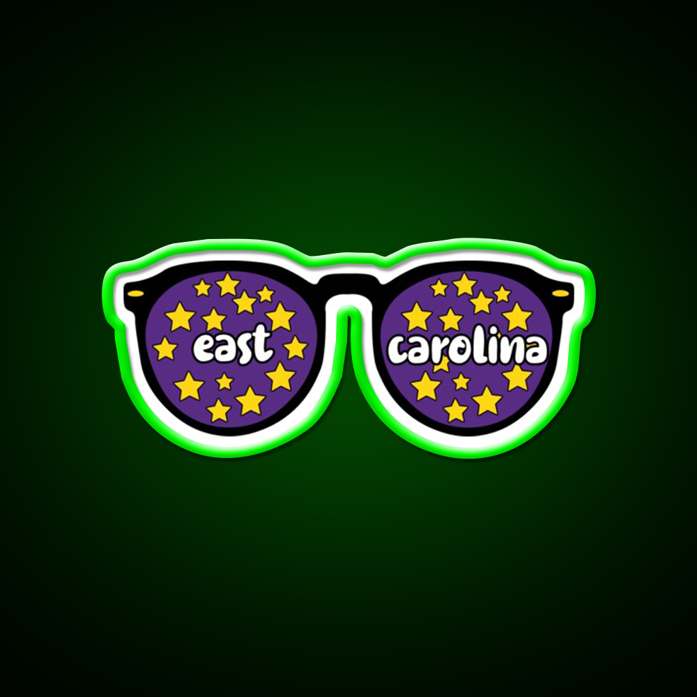 East Carolina Sunglasses Beer Bar Decor Led Neon Sign Rgb Color - LED neon sign view 8