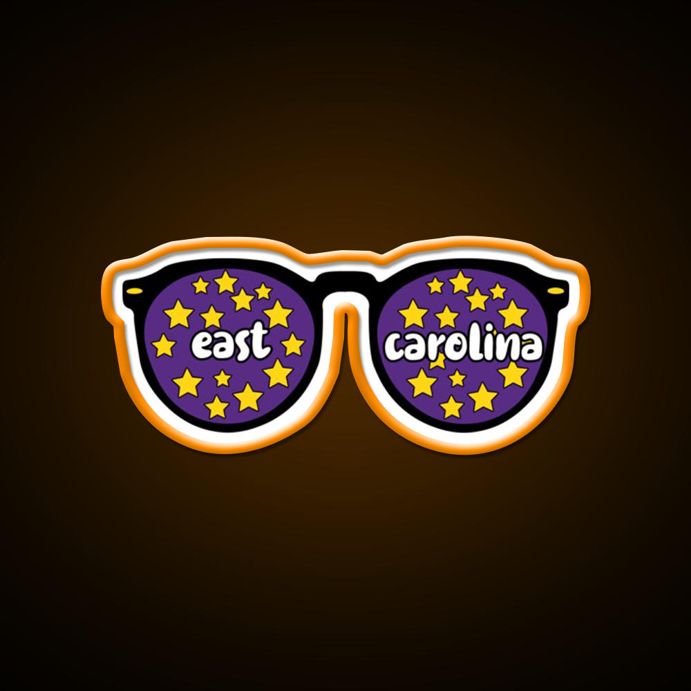 East Carolina Sunglasses Beer Bar Decor Led Neon Sign Rgb Color - LED neon sign view 6