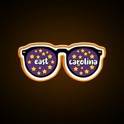 East Carolina Sunglasses Beer Bar Decor Led Neon Sign Rgb Color - LED neon sign view 6