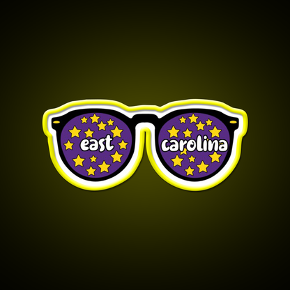 East Carolina Sunglasses Beer Bar Decor Led Neon Sign Rgb Color - LED neon sign view 7