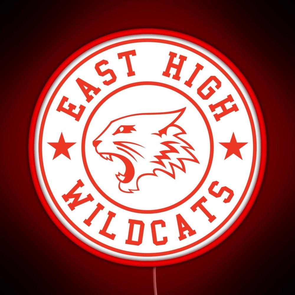 East High Wildcats Rgb Led Neon Sign Pop Wall Art - Shineneon