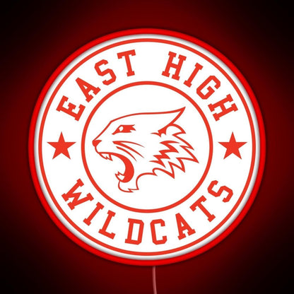 East High Wildcats Rgb Led Neon Sign Pop Wall Art - Shineneon