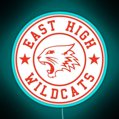 East High Wildcats Rgb Led Neon Sign Pop Wall Art - Shineneon