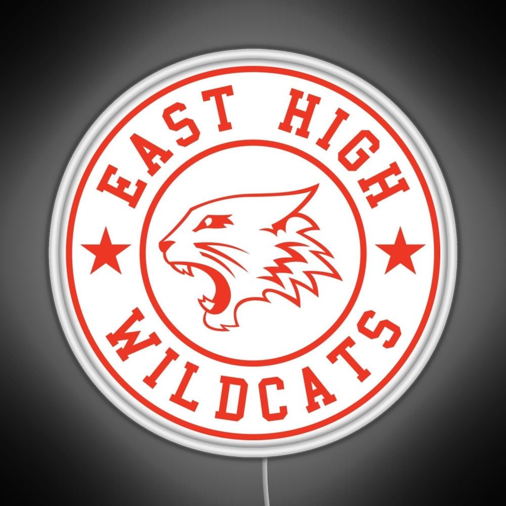 East High Wildcats Rgb Led Neon Sign Pop Wall Art - Shineneon