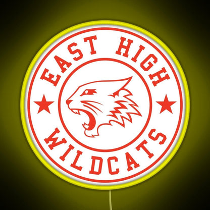 East High Wildcats Rgb Led Neon Sign Pop Wall Art - Shineneon