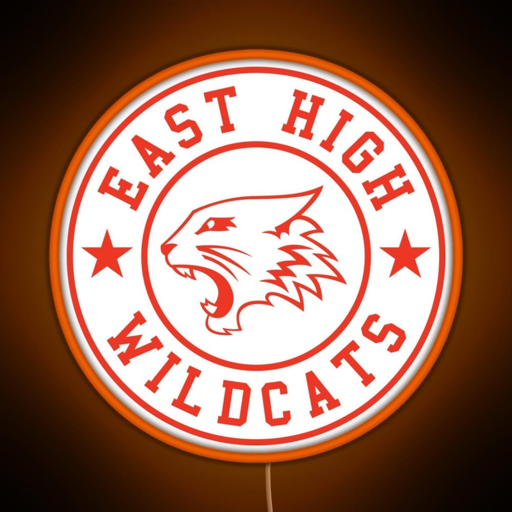 East High Wildcats Rgb Led Neon Sign Pop Wall Art - Shineneon