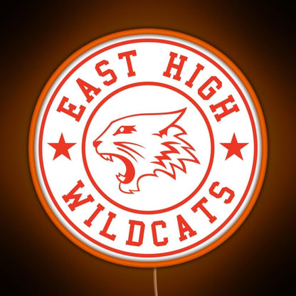 East High Wildcats Rgb Led Neon Sign Pop Wall Art - Shineneon