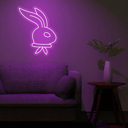 Easter Celebration And Decor Long Ear Bunny Neon Sign | Shineneon