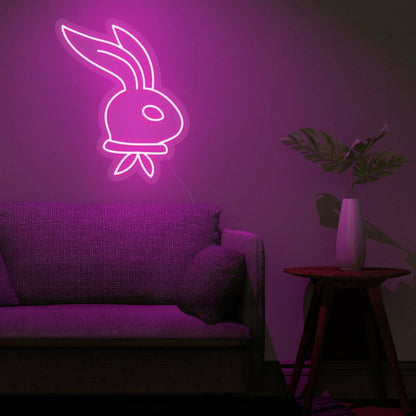 Easter Celebration And Decor Long Ear Bunny Neon Sign | Shineneon