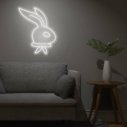Easter Celebration And Decor Long Ear Bunny Neon Sign | Shineneon