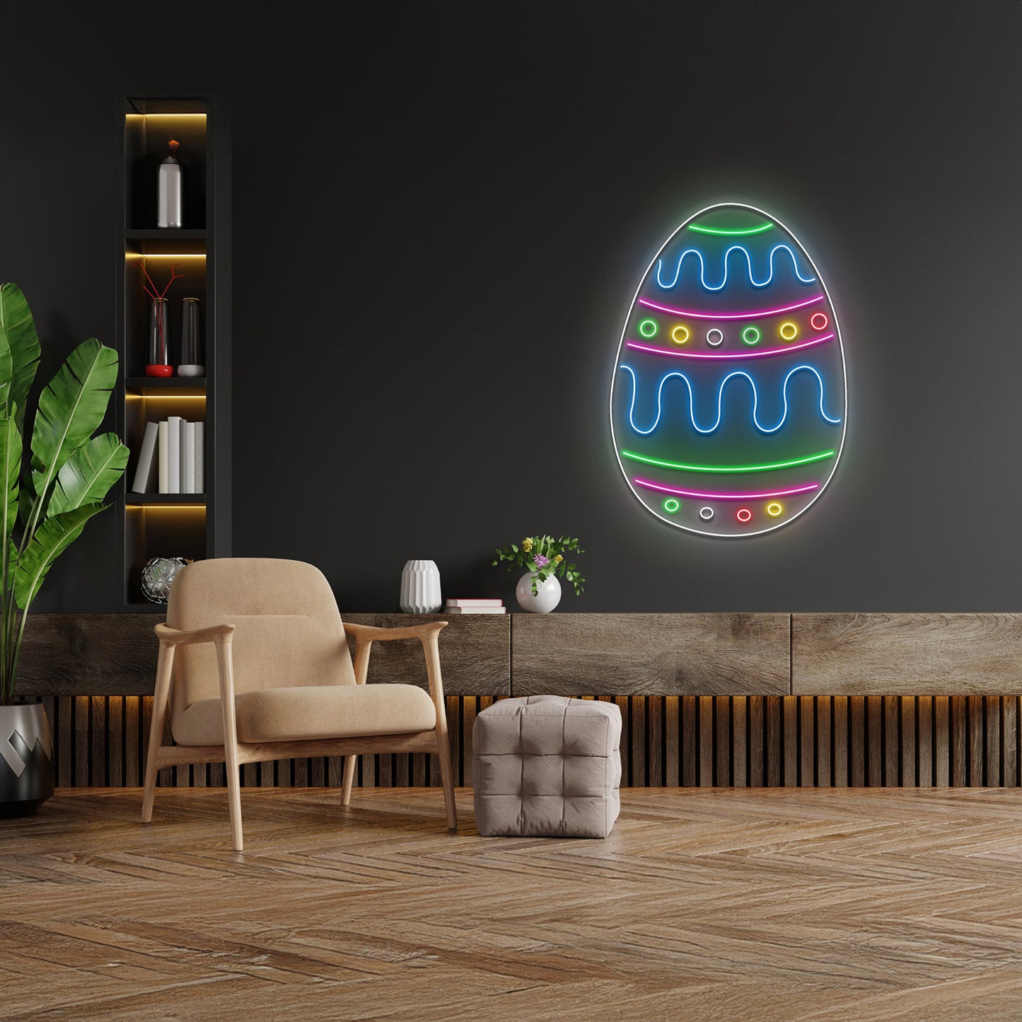 Easter Egg Led Neon Sign