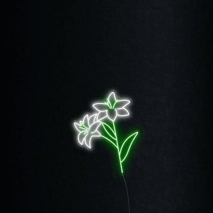 Easter Lily Led Neon Sign Wall Art | Shineneon