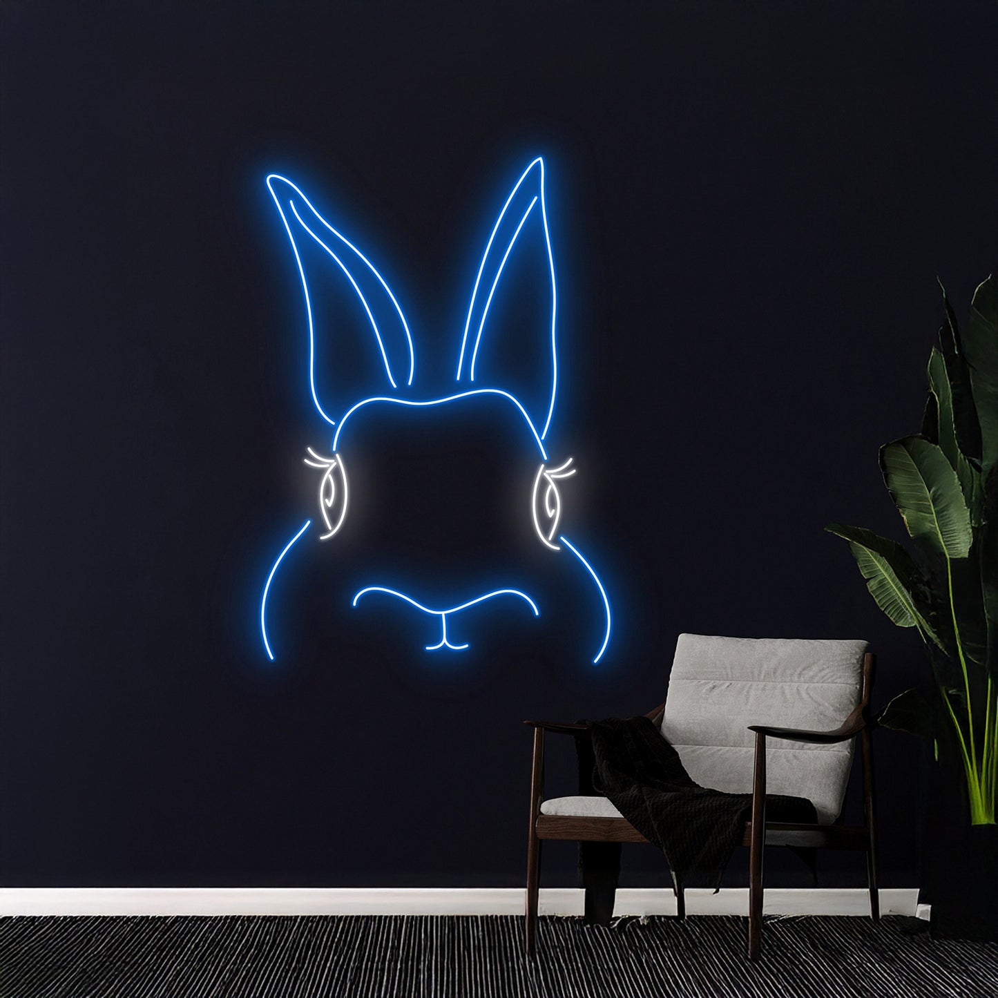 Easter Rabbit Neon Sign