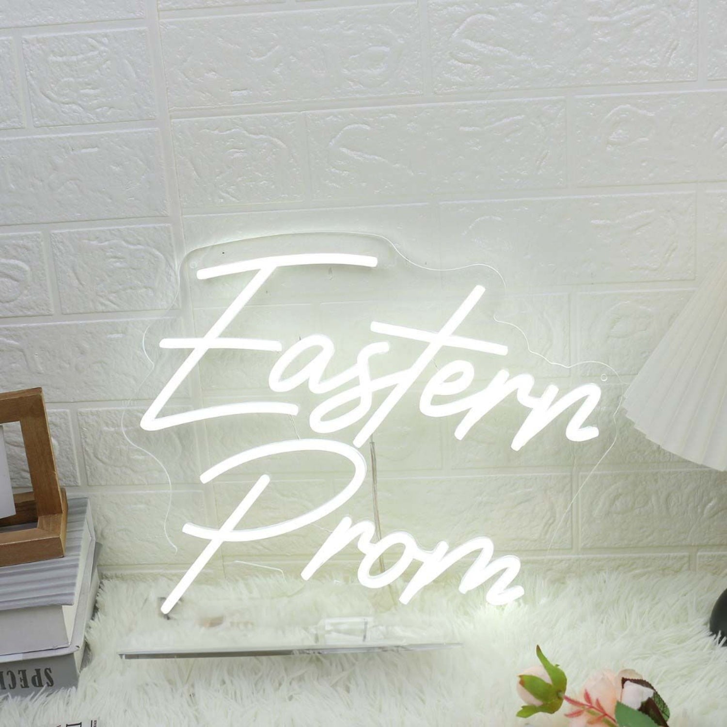 Eastern Prom White Led Neon Sign | Shineneon