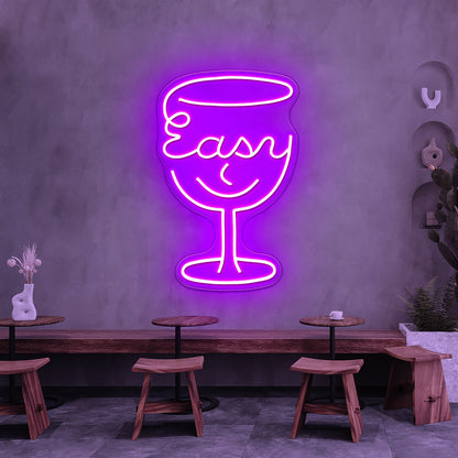 Easy Cup Shape Artistic Neon Signs Wall Art Led Signs - Shineneon