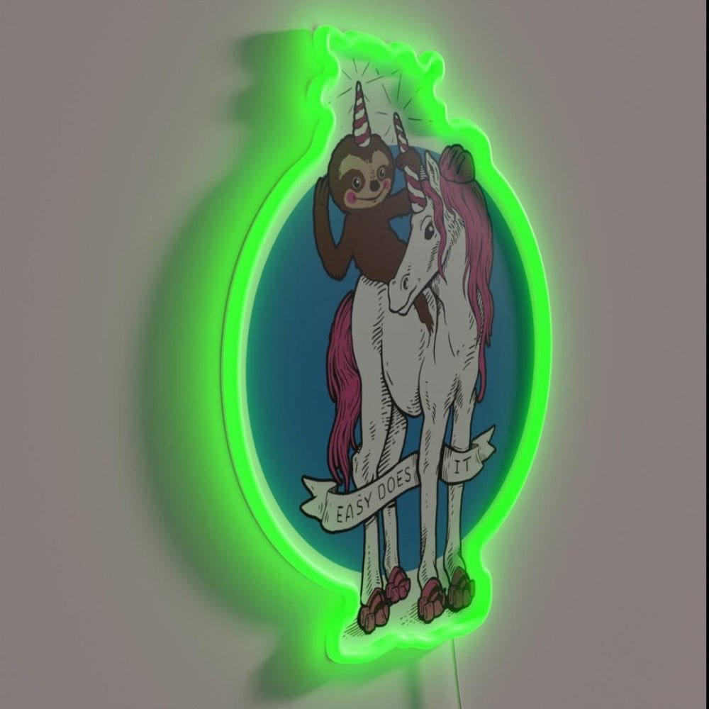 Easy Does It Recovery Aa Na Alcoholics Sober Rgb Led Neon Sign - Shineneon