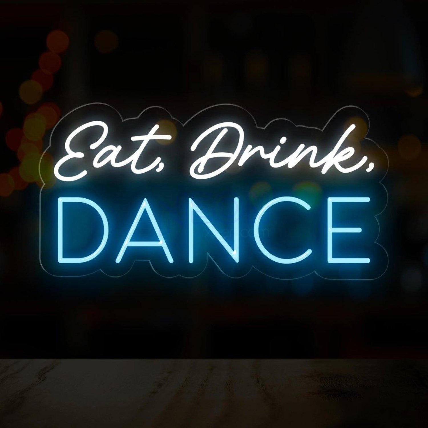 Eat Drink Dance Dual-Color Led Neon Sign Bar Club Party Wall Decor | Shineneon