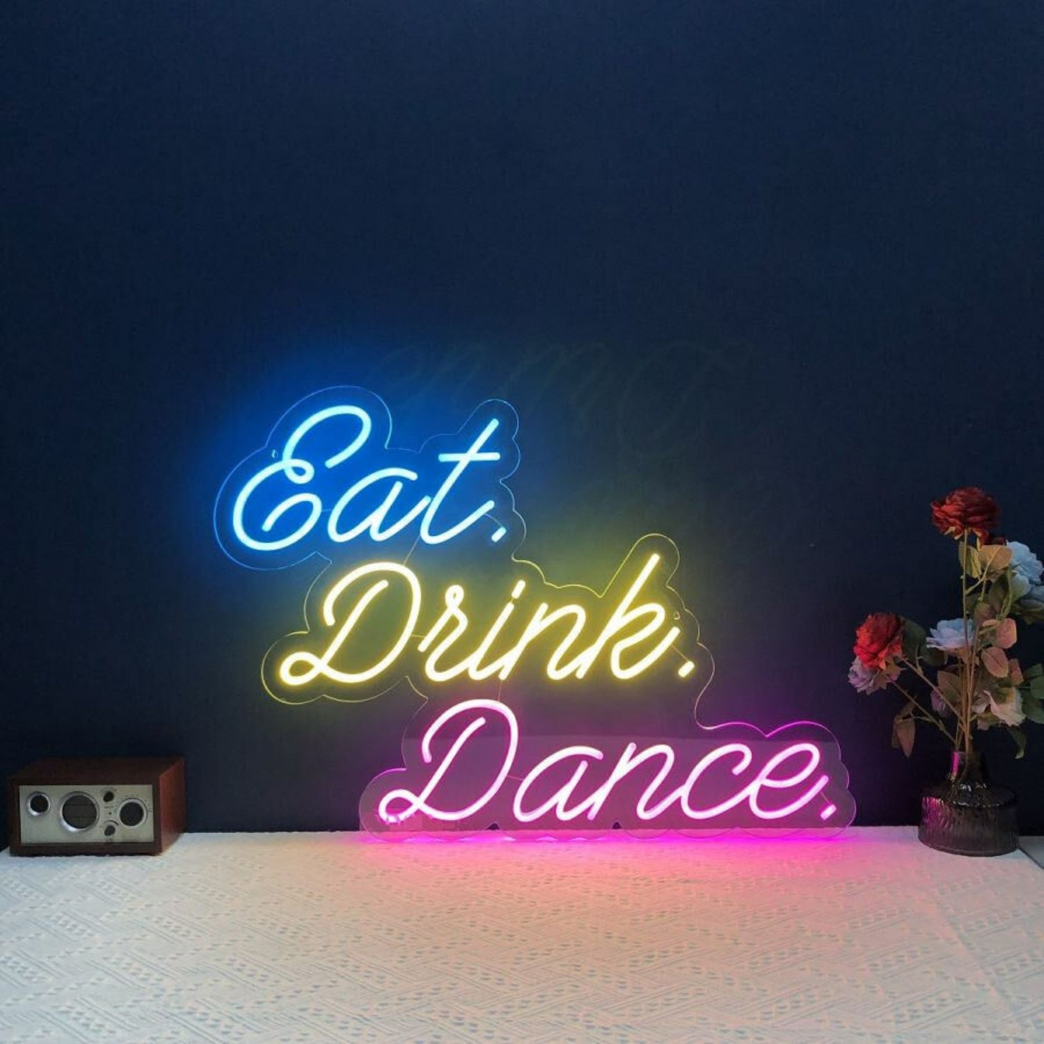 Eat Drink Dance V2 Led Neon Sign | Shineneon
