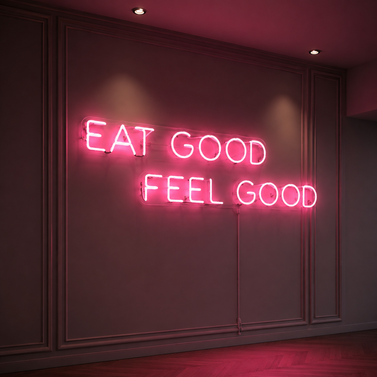 Eat Good Feel Good LED Neon Sign - 01 Original Product Image